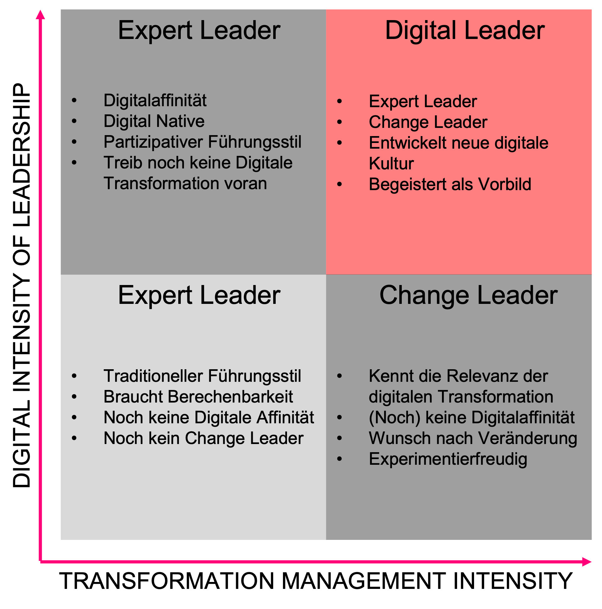 Digital Leadership chart